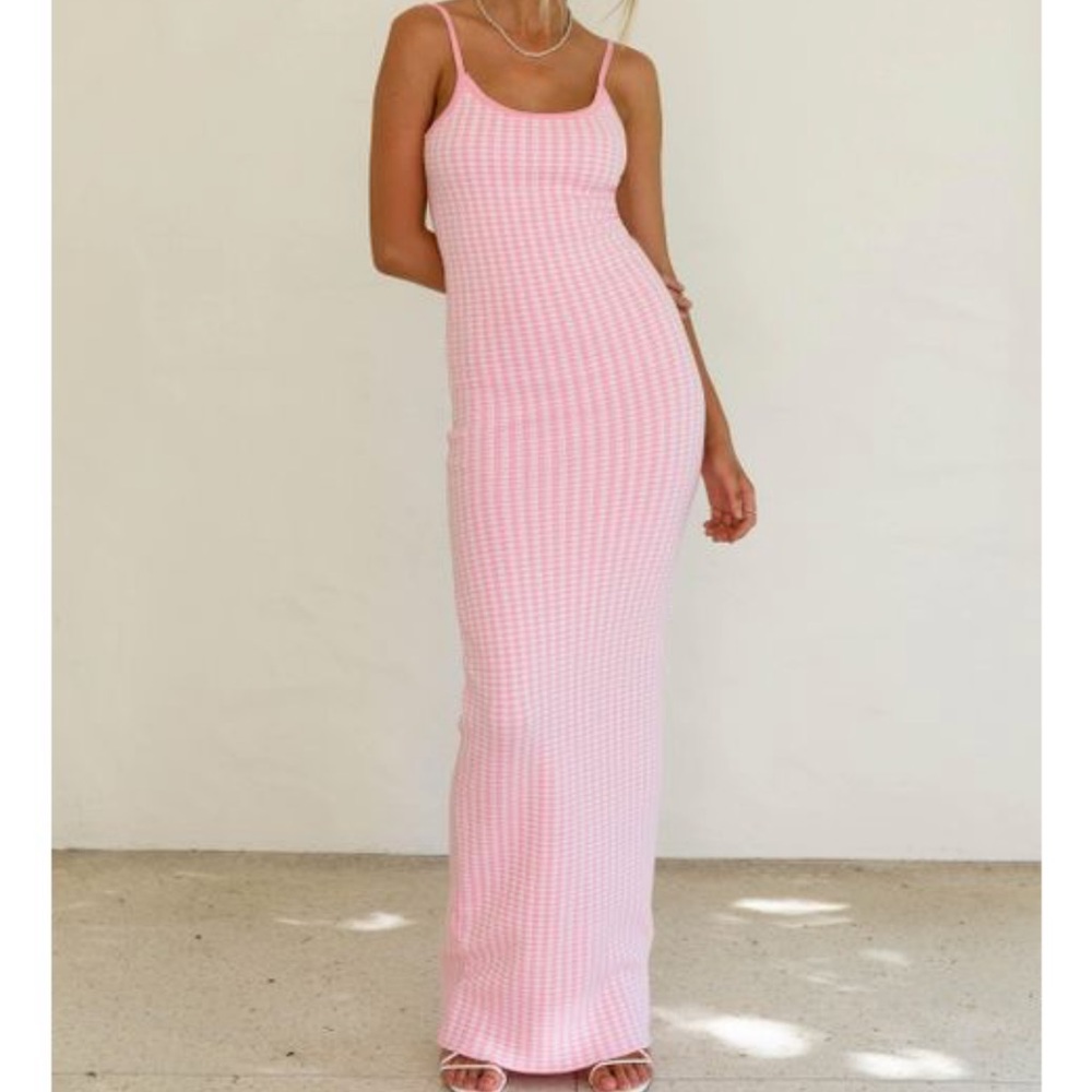 Love Yourself Maxi Dress- Candy Peppermayo